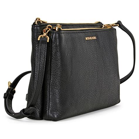 michael kors double zip crossbody.